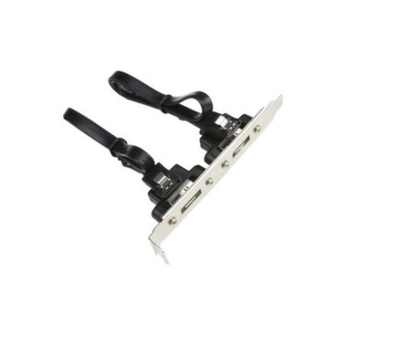 SATA Data Cable Dual Port with Iron Plate