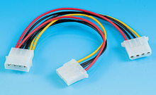 SATA Power Cable 15cm 1 to 2 Style No. SATA-002b