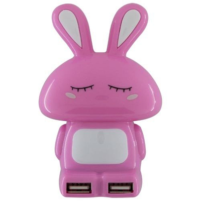 Rabbit Shape USB 2.0 Hub 4 Ports
