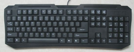 Wired Standard Keyboard with Simple Design for Computer