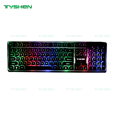 LED Gaming Keyboard,Floating Keys Design,19 Keys No Ghosting For Real Gaming