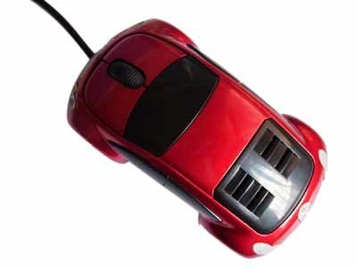 Car Shape Electronic Wired Mouse for Computer Gaming