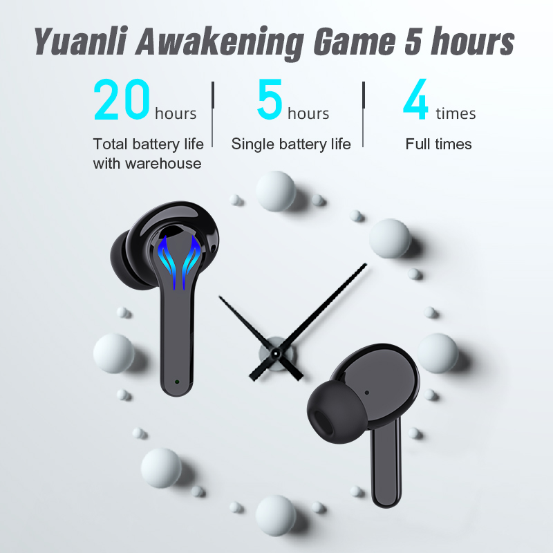 TWS Wireless Earbud For Gaming Bluetooth 5.1 Version