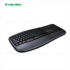 Ergonomic Keyboard Wirelessusb Port2.4G Wireless Technologyergonomic Designkeys Lasered