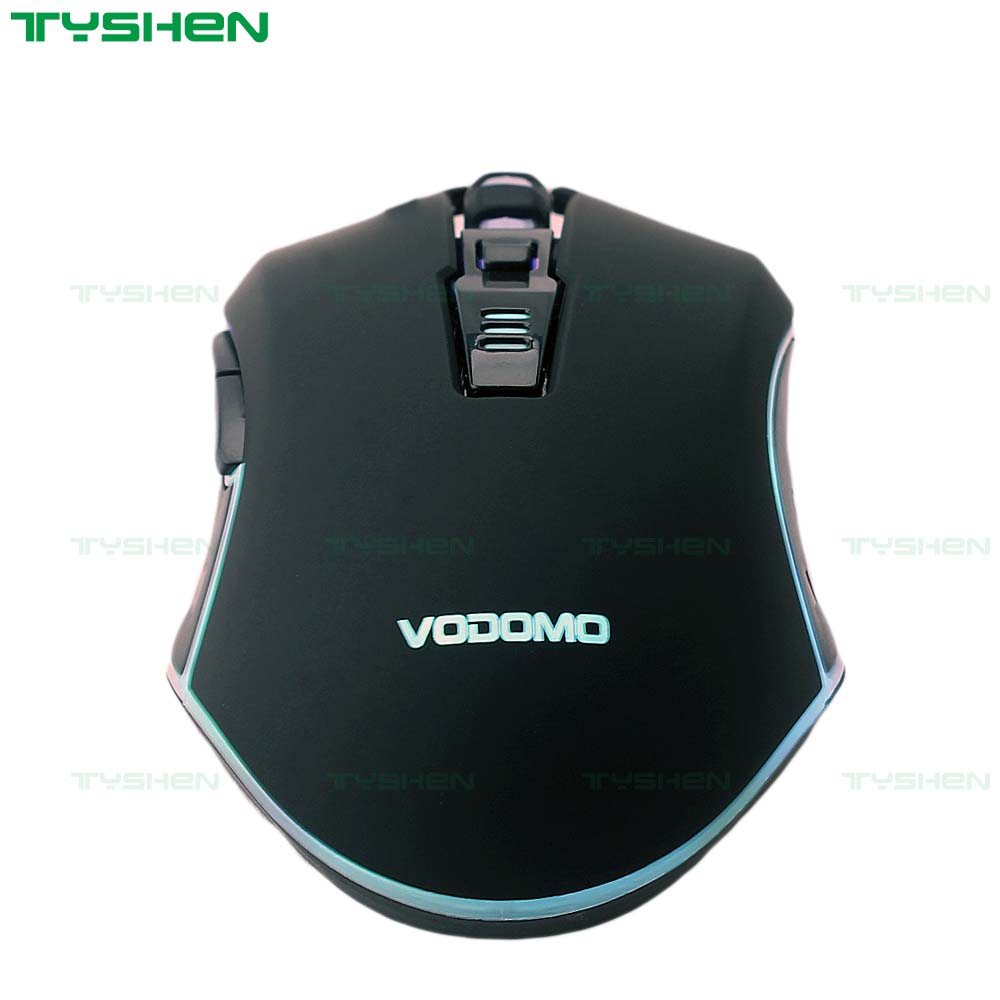 Wired USB RGB 6D 6 Button Cheapest 2400 Dpi Optical Colored Backlit Gaming Mouse