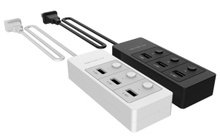 Smart Charger for USB Ports with Swith, 3 Ports