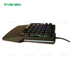 One-Hand Gaming Keyboard,3 Keys Programmable