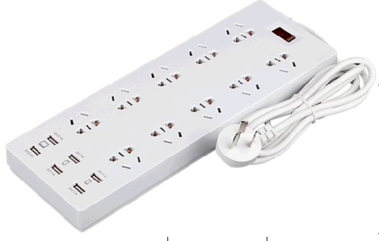 High Quality Power Outlet with USB Ports and Mixed Plugs