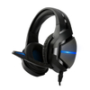 Free Shipping′ S Items Electronic 2021 New Style Gaming Headset Gamer with Metal Steel Headband RGB LED Noise Cancelling Microphone Cool Headphone for PS4
