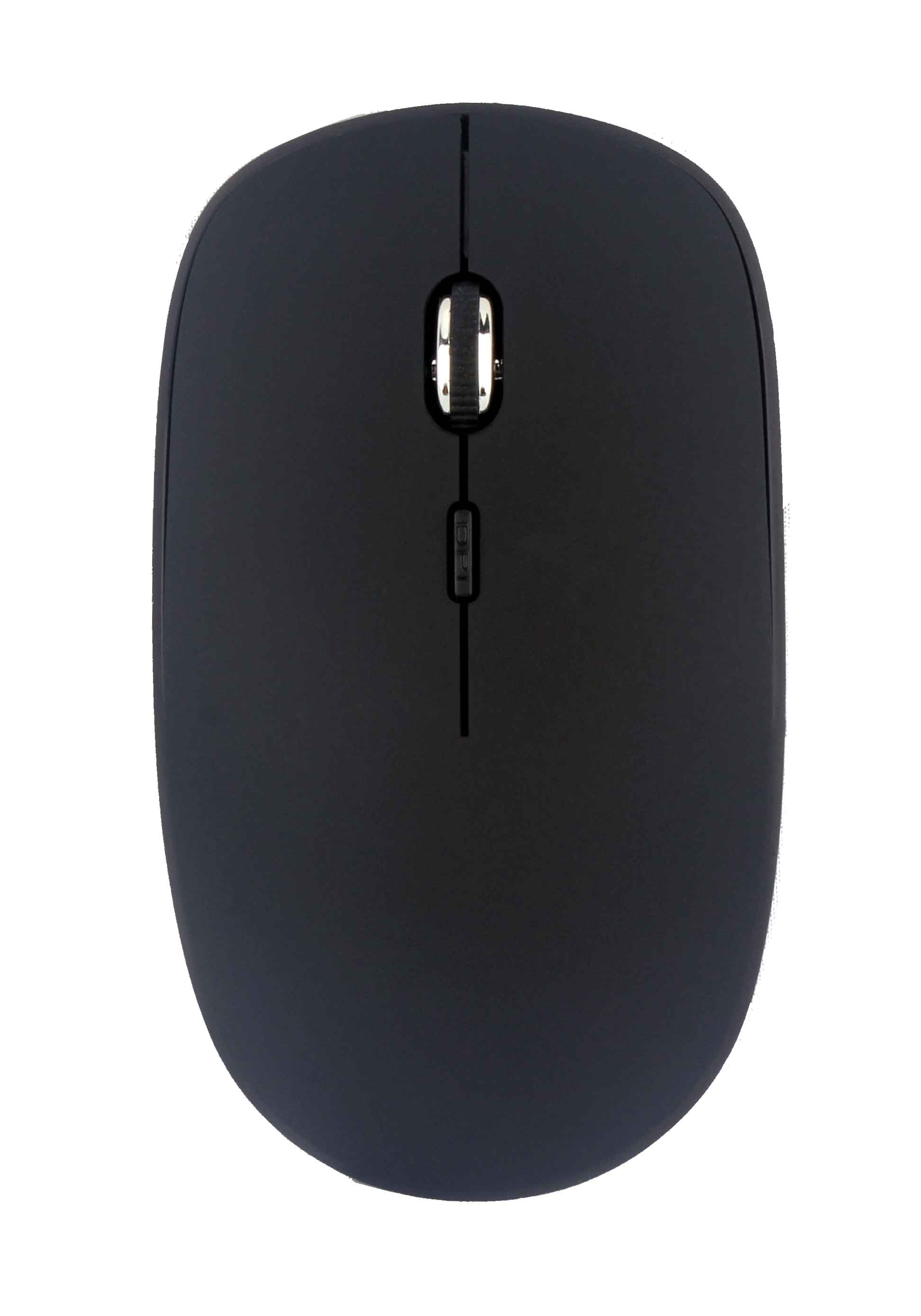 Big Slim Wireless Mouse,4D Button, 800/1200/1600 DPI, Rubber Oil Upper Case Finished