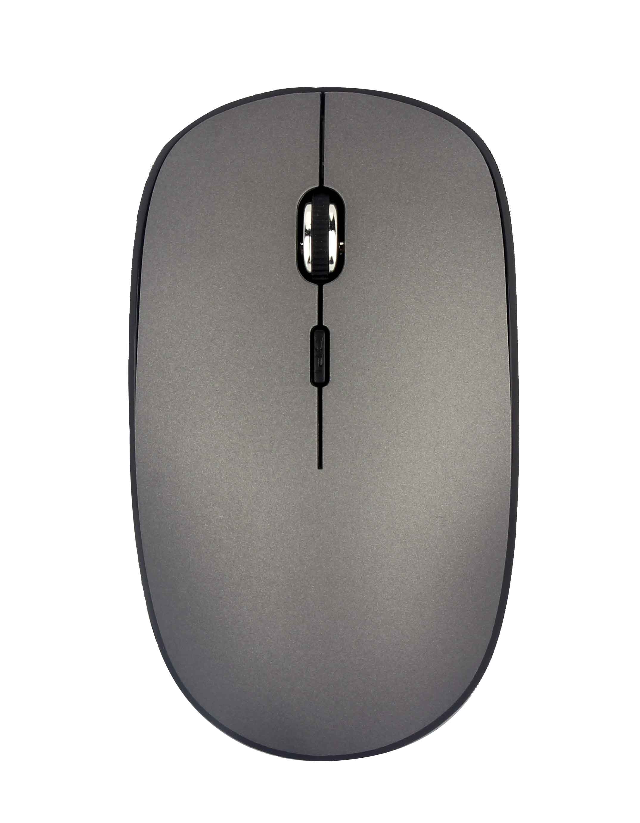 Big Slim Wireless Mouse,4D Button, 800/1200/1600 DPI, Rubber Oil Upper Case Finished